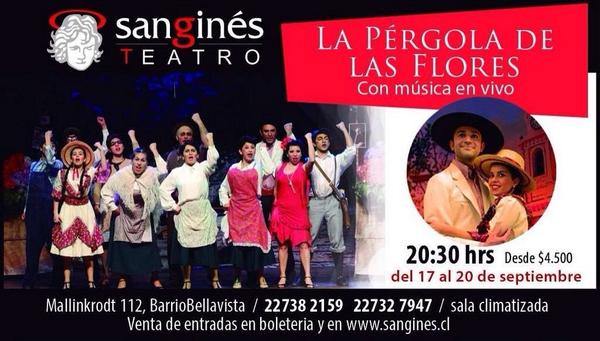 LandaetaCanoPro's tweet photo. HOY última función de "La Pérgola de las Flores" en @SanGinesteatro 20:30 hrs no te quedes sin verla!! http://t.co/mqgXYfu5Gf