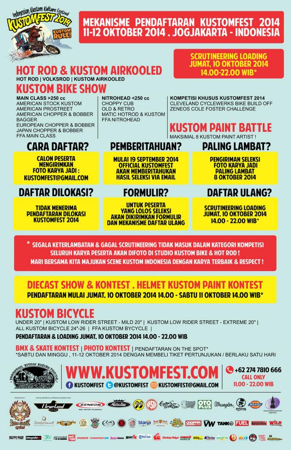 kustomfest's tweet photo. mekanisme #daftar #kustomfest #kustomrule ! langsung cek ... http://t.co/cx75TeCP0r