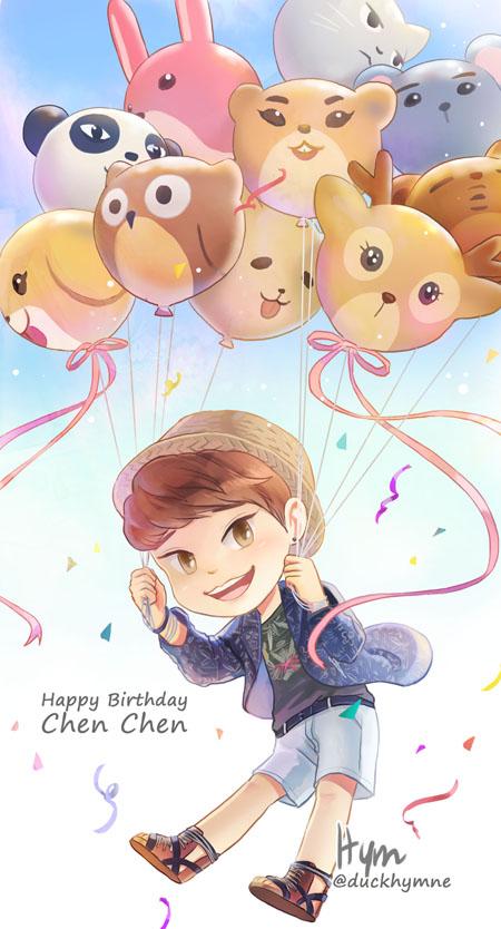 Happy Birthday Our Chen Chen | Exo Arab Fans