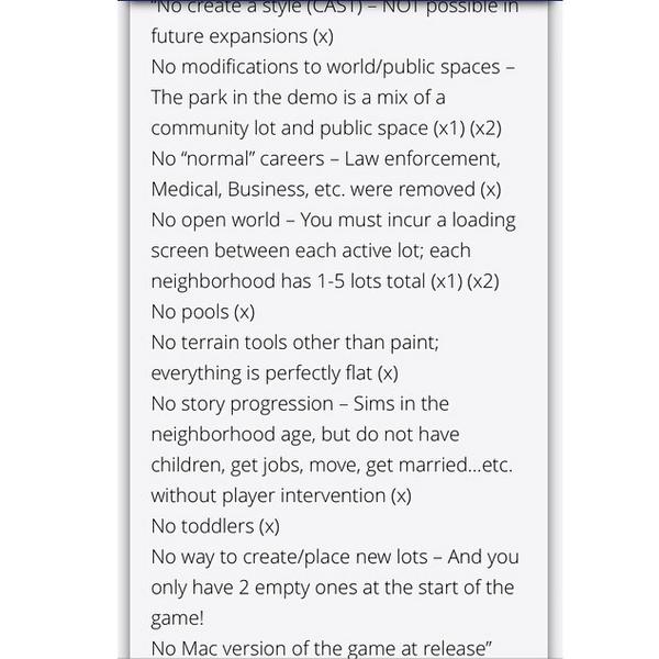 simstuff's tweet image. im kinda upset because the sims 4 was so anticipated &amp;amp; I was planning on getting it but it seems kinda lame. 😔 #sims4