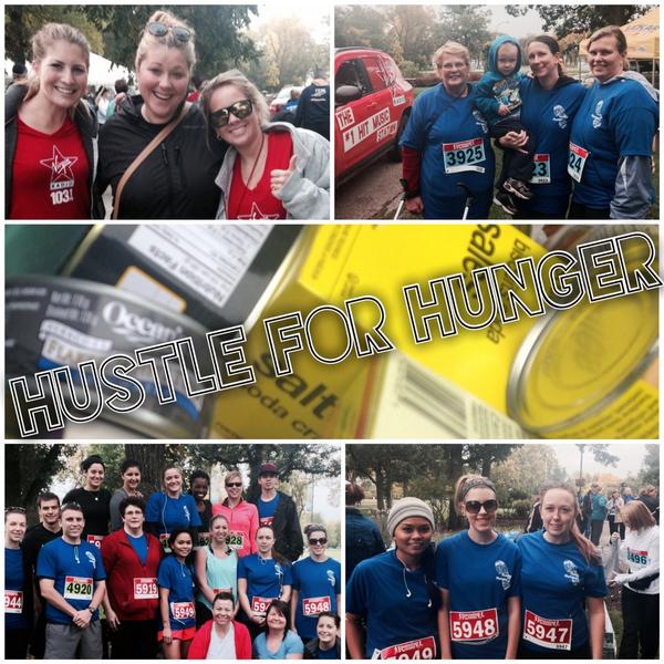 VirginRadioWPG's tweet photo. A big THANKS to all the runners in the 3k, 5k & 10k #HustleForHunger run in support of #AgapeTable today! 🍴🍲 http://t.co/NCEiRB42wc