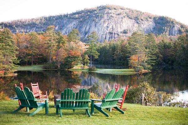 Fall is in the air! Have a front row seat to this years fall foliage at High Hampton Inn.