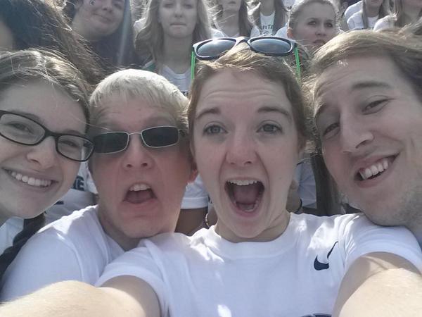 hparsons94's tweet photo. Go green!!!! #SpartanStudentSelfie http://t.co/PhcZKLobwt