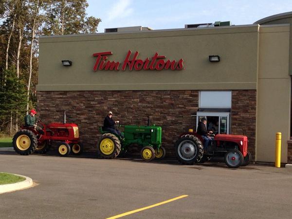 Q104Halifax's tweet photo. RT  Haha.  @zenmamapei #OnlyInPEI Seen @TimHortons this morning. http://t.co/gZsokI10aT