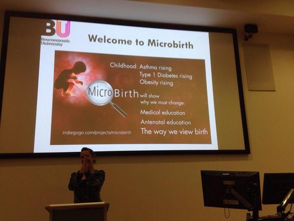MicrobirthBU's tweet photo. Thank you to everyone that came to our @MicrobirthBU #microbirth screening @bournemouthuni keep spreading the word http://t.co/HsAsdpqx4X