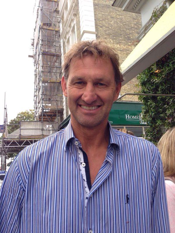 6thSenseGD's tweet image. Tony Adams pictured recently wearing a 6th Sense Global Designs shirt.