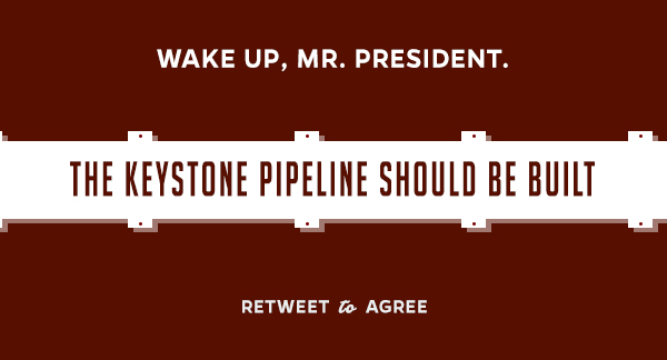 SpeakerBoehner's tweet photo. Retweet to agree: The #KeystoneXL pipeline should be built #4jobs. http://t.co/AqjykTsYJp