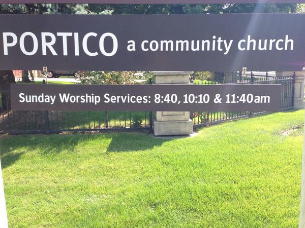 DougRhind's tweet image. It's officially here. PORTICO launches its 3rd service tomorrow morning. 8:40/10:10/11:40 am.