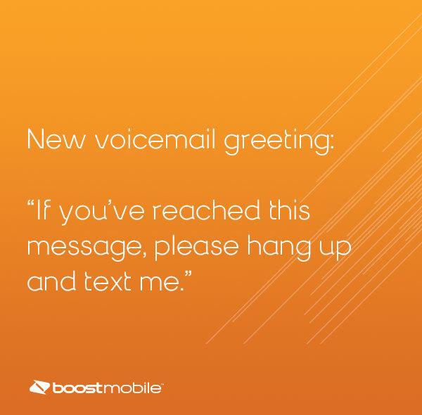 Boost Mobile on Twitter: "RT if you prefer a text message over a #