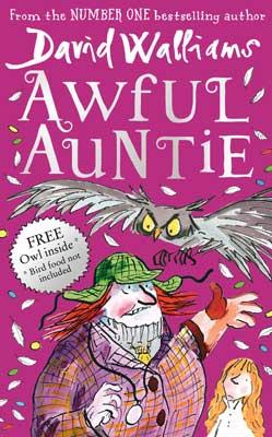 Waterstones's tweet photo. Out this Thursday: #AwfulAuntie by @davidwalliams! Order yours for HALF PRICE (£6.49) here: http://t.co/tS0tMupg4I http://t.co/aQR6KZLx7S