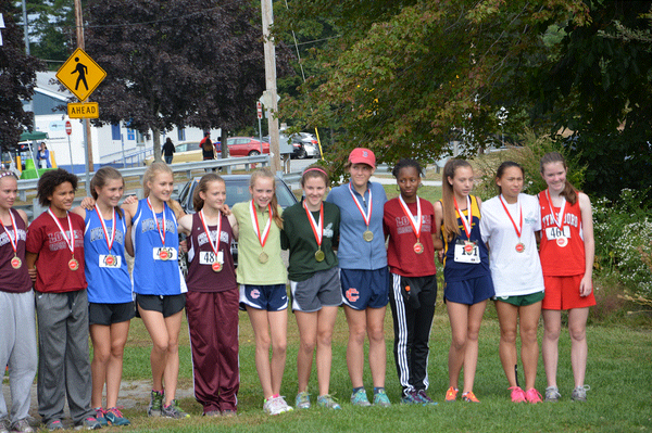 BMHSXC's tweet photo. Sarah Burns and Catherine Iozzo placed in the top 15 today at the Freshman Invitational in Tewksbury! #hardwarepic http://t.co/LUxnn6Qjhd