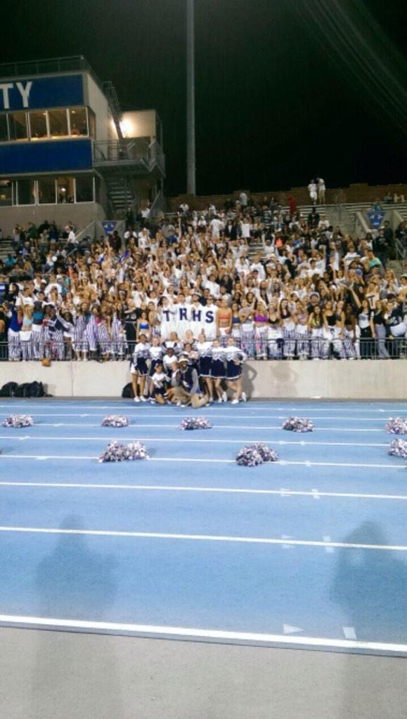 TRHS_Superfans's tweet photo. Win or lose the student section was still popping #RiderN http://t.co/9Q1QTAno8d
