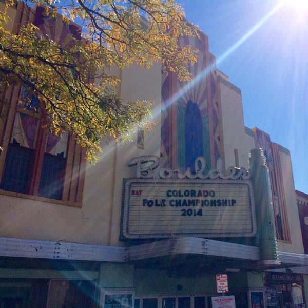 It's a beautiful day in Boulder, and the <a href="/BoulderTheater/">Boulder Theater</a> is getting ready for the Colorado Pole Championship tonight!