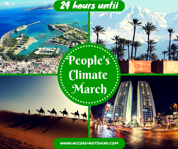 AccordingtoHind's tweet image. #Morocco:  Climate Marches before U.N. Summit: accordingtohind.com/climate-marche…  #Call4Climate #UNFCCC @adoptnegotiator