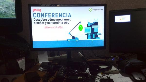 nexusradical's tweet photo. Listos para la conferencia #Mejorandolaweb @mejorandola desde Venezuela http://t.co/zIv2sX7N5z