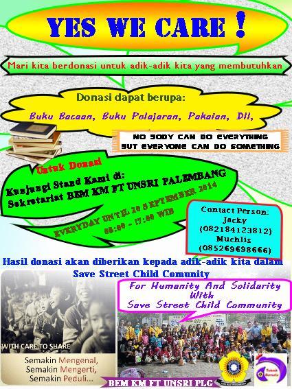 JackyRyanto's tweet photo. Acara BEM KM FT Unsri PLG
Baksos Bersama SSChild http://t.co/FRotpErOe2
