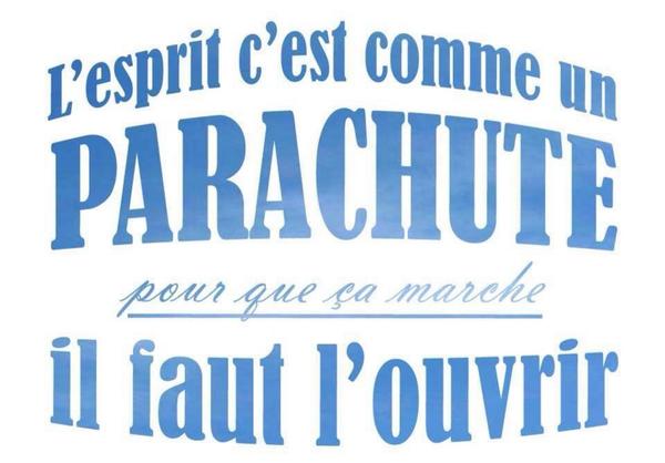 Vincent Cespedes Twitterissa L Esprit C Est Comme Un Parachute Pour Que Ca Marche Il Faut L Ouvrir Citation Http T Co Angrrkfune Vincent Cespedes Twitterissa L Esprit C Est Comme Un Parachute Pour Que Ca Marche Il Faut L Ouvrir Citation Http T Co Angrrkfune