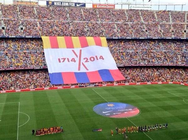 madridismo1988's tweet photo. Una vergüenza pedir la independencia en un partido de la Liga Española, ¡este equipo no se merece estar en esta Liga! http://t.co/ka887afmDj