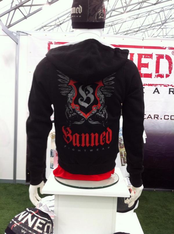 RingsideAngels's tweet photo. Come and check out the @BannedFW stand and get your brand new release hoody! @FightersOnly @BannedFitness http://t.co/UlB28TFz1E