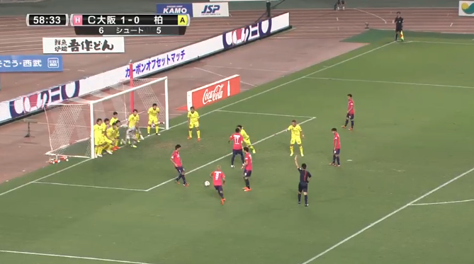 ドメサカブログ バックパスを柏gk菅野が手で扱ったと判定されペナ内間接fk このごちゃごちゃ感好き Http T Co Ehwmv2jqvc Twitter