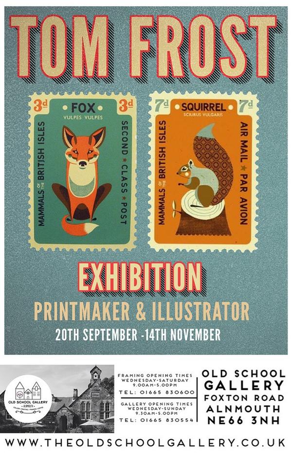 Starting next week we have the brilliant printmaker Tom Frost exhibiting. Perfect affordable prints #art #printmaking