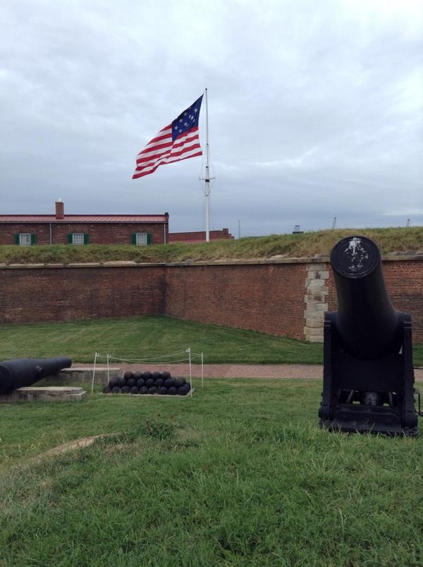 Good morning from <a href="/FtMcHenryNPS/">Fort McHenry</a>! Ready for another great day of #StarSpangled200 celebrations?
