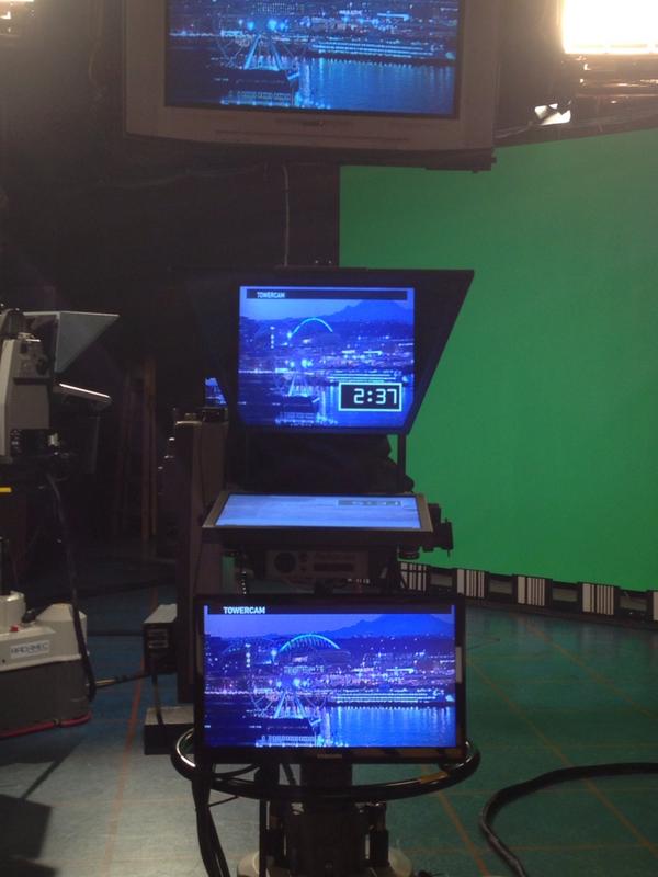 MegCoyleKing's tweet image. Scariest words on early Saturday am: &quot;prompter is down.&quot; Most beautiful words? &quot;Prompter is back!&quot; #anchorproblems