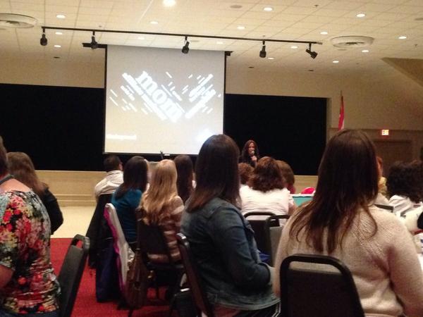 ckrusch's tweet image. Listening to @MissyWard at #BloggyCon14