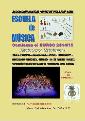 En octubre comienza el nuevo curso. Si quieres aprendrer solfeo y tocar un instrumento, ¡APUNTATE A LA BANDA!