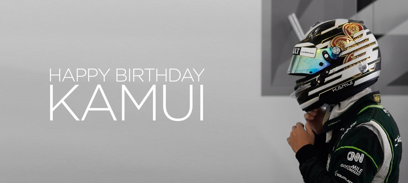 Happy birthday Kamui Kobayashi 