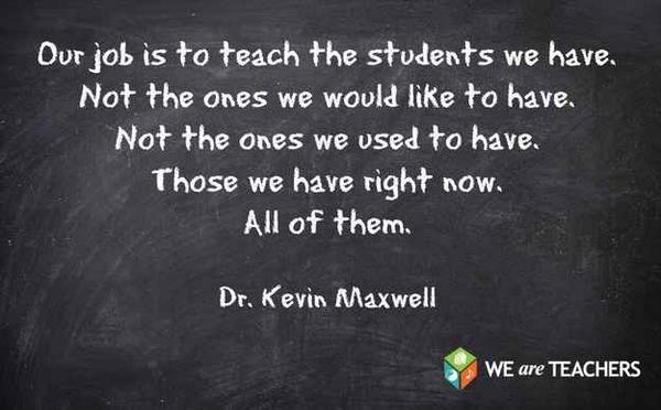 TamraDollar's tweet photo. RT #BradLinko: Teach and nurture them all. http://t.co/JUICvW3oqK #edchat #colchat