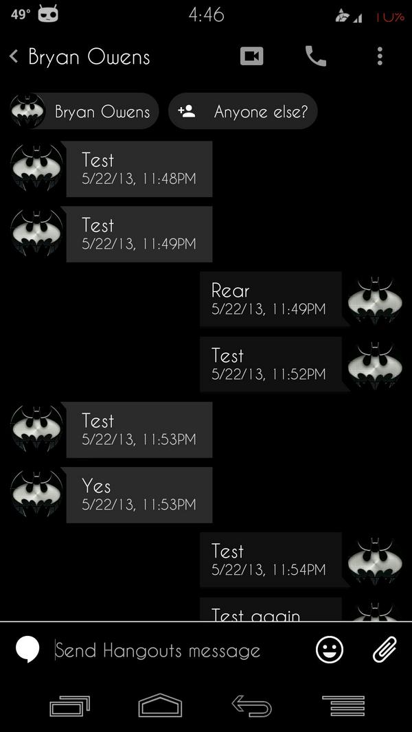 djdarkknight96's tweet photo. http://t.co/KV0lBHMXD1  New Google Hangouts gets the TeamBlackOut treatment! Go get it! http://t.co/Npt6Pz4fkl