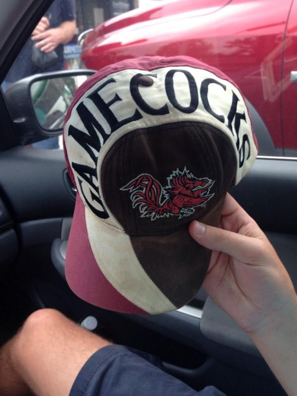 _CoachTaylor's tweet image. My brother is rocking this amazing 90s hat to the game today #gamedaypics #SECNation #BOTSP #gococks