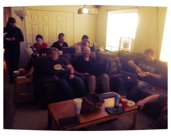HMS_Enterprise's tweet photo. Crew playing Artemis #TRMN http://t.co/7QtibwnTYM
