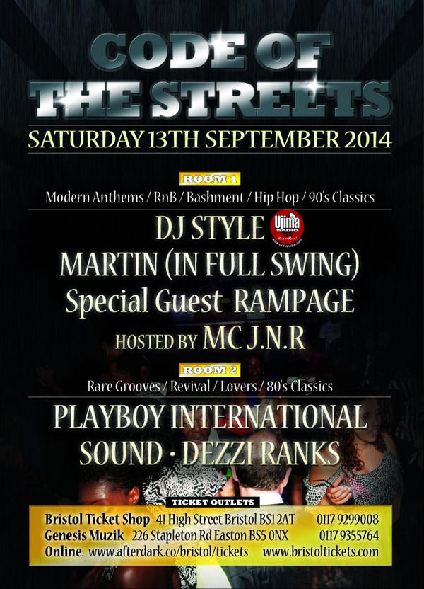 djstylebig's tweet image. Party time 2nite #codeofthestrets @Basement45 @BristolEvent @BrisAfterDark @bristol247 @dezzirankin @Bristolpromo RT