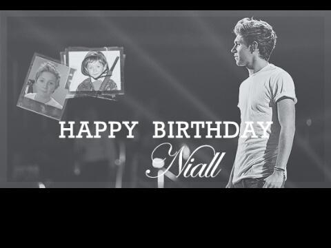 Feliz cumpleaños Niall Horan/Happy Birthday Niall Horan. We love you        