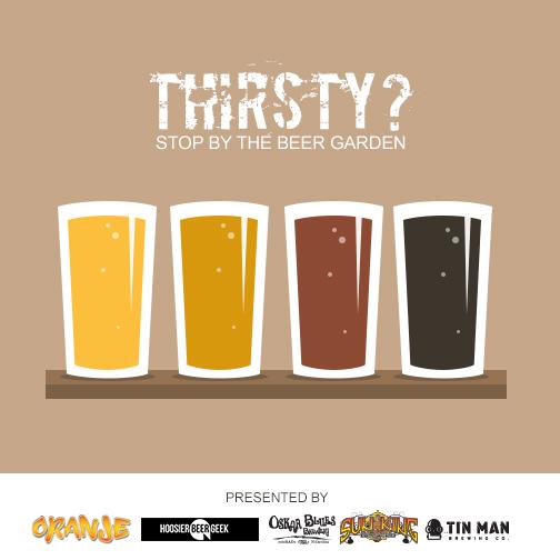 OranjeIndy's tweet image. Getting thirsty? We are! Sip on some craft brews in the Beer Garden, hosted by @hoosierbeergeek.