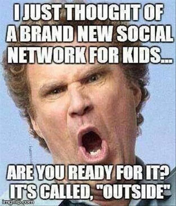 MensHumor's tweet photo. It's the #Weekend, get your kid outside. http://t.co/1IJAGe94QM