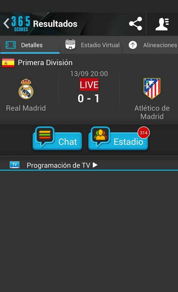 MoraQfm's tweet photo. #Real Madrid vs #Atlético de Madrid #envivo #365Scores: http://t.co/CYU0TGvJ49  ⚽ vamooos⚽ http://t.co/SAJRV4L5dV