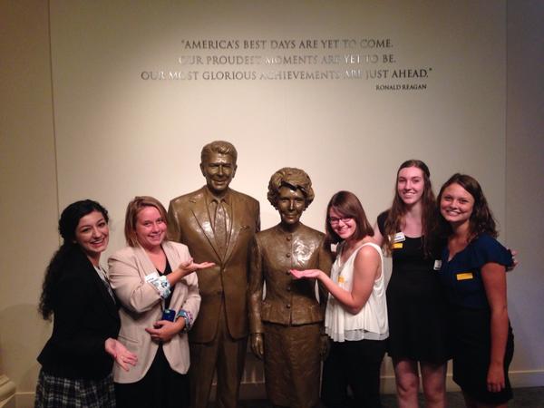 Picture with the Reagan's