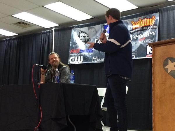 kwtx's tweet photo. KWTX at @thehotcon all weekend! @CaseyWoodKWTX on stage with @RamboDonkeyKong now. http://t.co/hzcGhIxde1