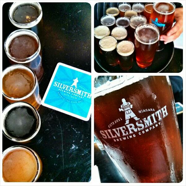 colourandlight's tweet photo. Visiting @SilversmithBrew on the #craftbeerbus with @ImbibeFoodDrink. :) http://t.co/EuuQQ5BXJc