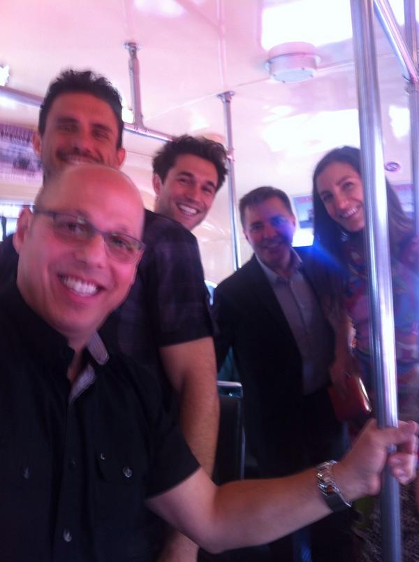 johnapplejack's tweet photo. #the10yearplan #johnapplejack cast and crew heading to #castro for screenings and VIP party @CAIFF http://t.co/9DQIqzTpRV