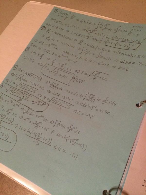 HartieIII's tweet photo. Oh, what's this? The Saturday of an engineering major 
#engineer #math #homework #school #weekend http://t.co/1BwO2yfz7f