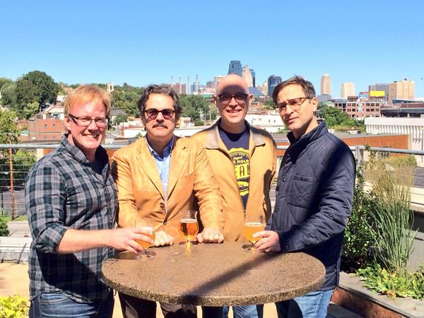 Boulevard_Beer's tweet photo. Taking a break from @KCIF14, @PFTompkins and @goSuperego dropped in for some beers on our balcony. http://t.co/9jC294SKrs