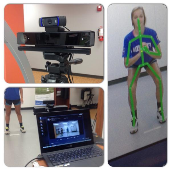 gosporti's tweet image. Sporti &amp;amp; @ACL_prevention testing the #kinectv2 #3DDMA system. #ACL prevention