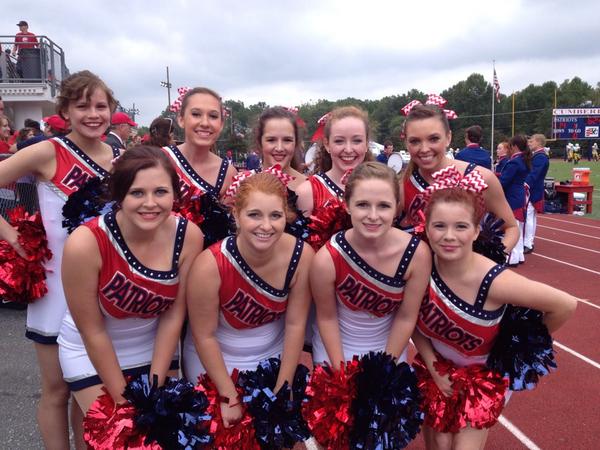 uc_dance's tweet photo. So much fun performing at the first home football game of the season! #PatriotPride #ucdance http://t.co/sEmIbf1bDb