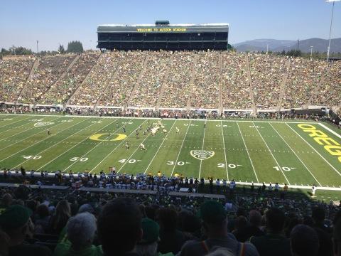 Ducks are cruising over Wyoming! GO DUCKS!!!