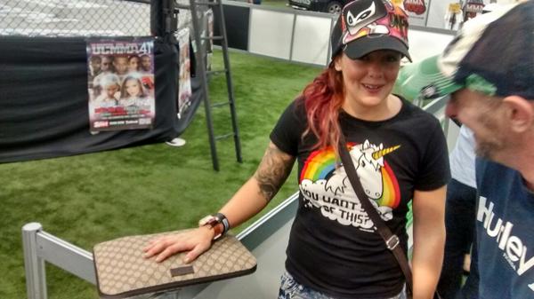 ukmmaexpo's tweet photo. @DRkneevil has changed! Gucci cases in place of plastic bags What would the #DNFT say!? @ManoManagement @FightersInc http://t.co/Lxq7kSQU5S