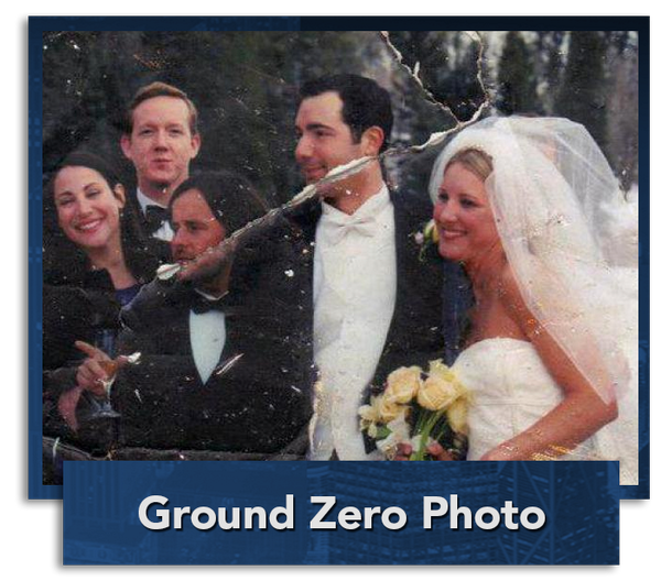 NewsHour's tweet photo. After 13 years, a photo found in the rubble of Ground Zero was finally reunited with its owner. #NewsHourLive http://t.co/4nKB8ncazp